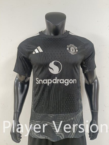 Player Version 26-27 Manchester United Goalkeeper Black Soccer Jersey