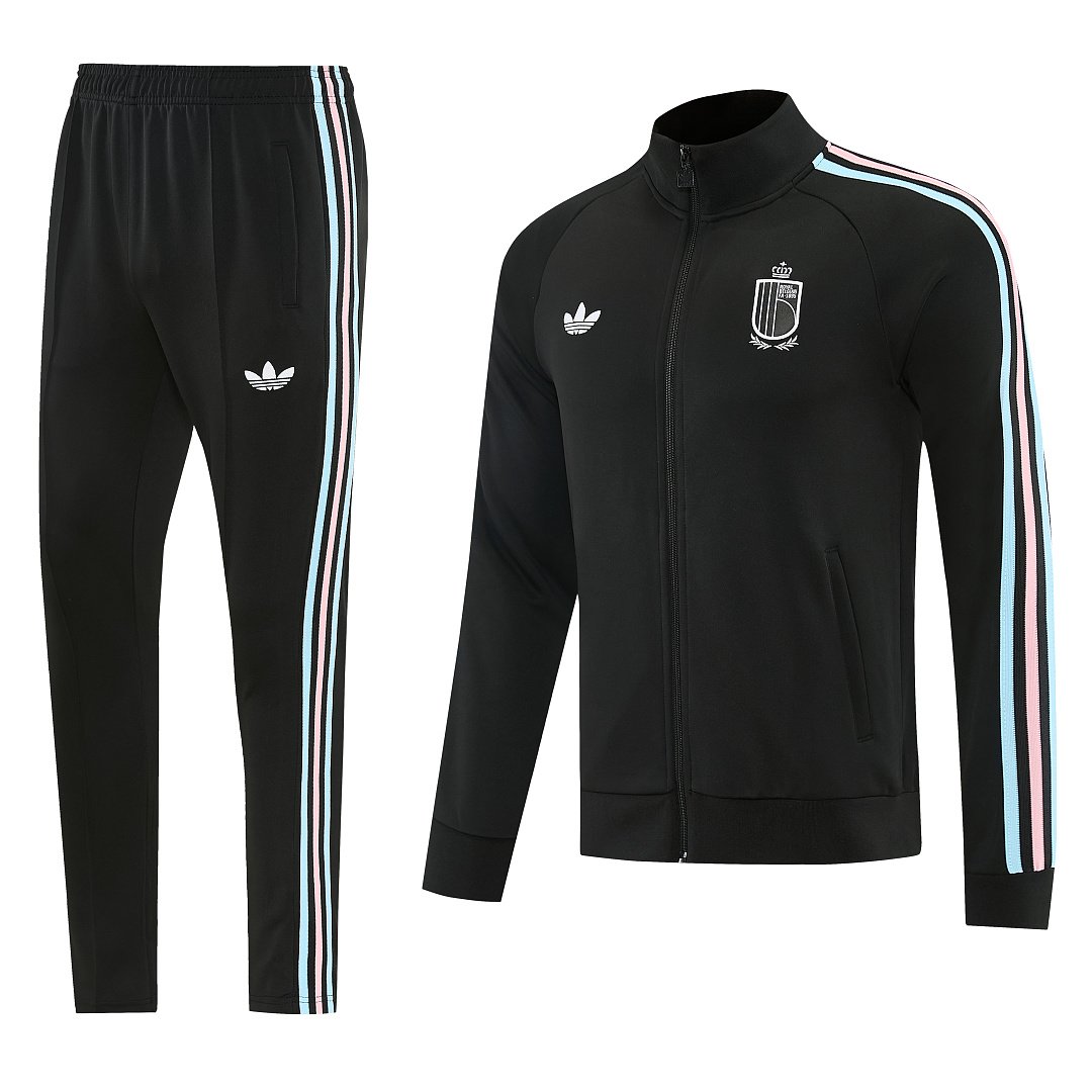 976ceee4 26-27 Belgium Black Thailand Soccer Jacket Uniform - Image 1
