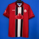Retro version 1998 Canada Red Soccer Jersey AAA
