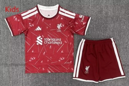 26-27 Liverpool Home Red Kids/Youth Soccer Uniform