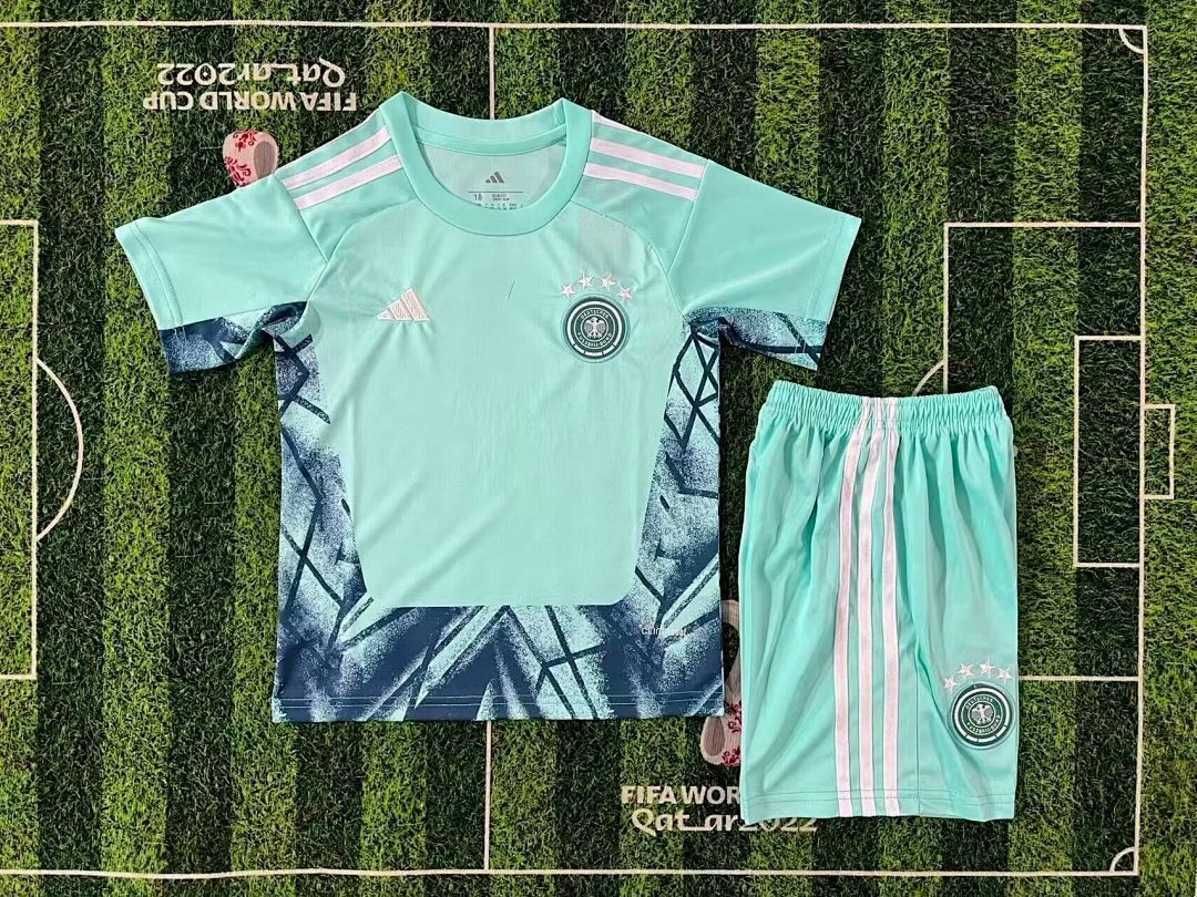 IMG_1575 2026-2027 Germany Goalkeeper Green Kids/Youth Soccer Uniform - Image 1