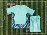 2026-2027 Germany Goalkeeper Green Kids/Youth Soccer Uniform - Image 2