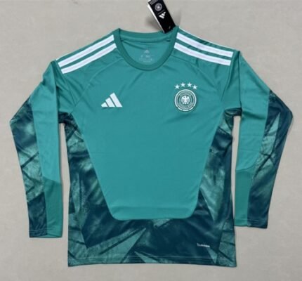 2026-2027 Germany Goalkeeper Green Long sleeves Soccer Jersey AAA