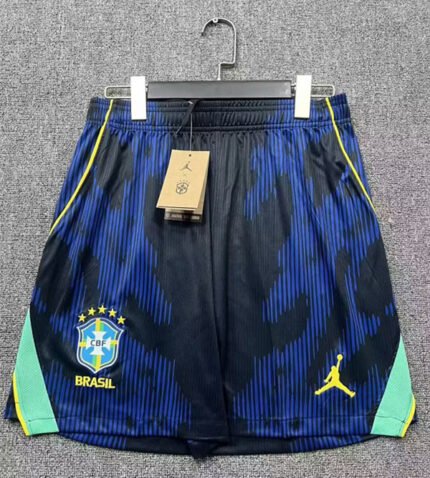 2026-27  Brazil Away Blue Soccer Shorts