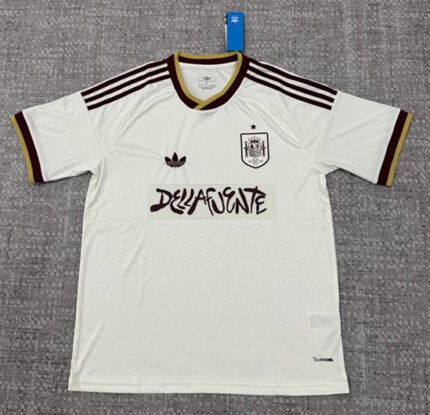 2026-2027 Spain White Soccer Jersey AAA