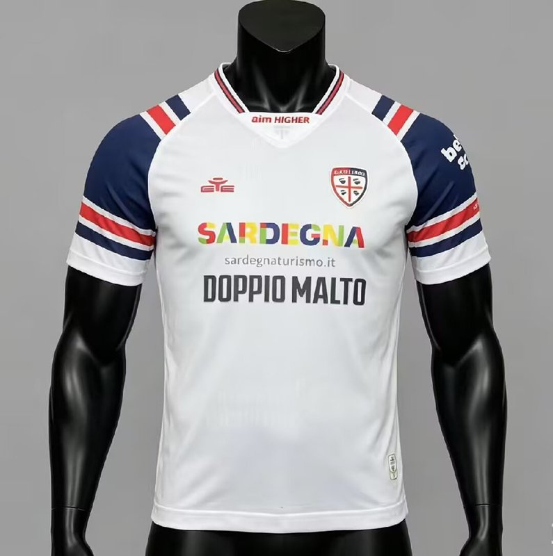 IMG_3483 2026-2027 Cagliari Calcio Away White Soccer Jersey AAA - Image 1