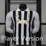 Player Version 2026-27 Juventus Home Black White Long-sleeved  Soccer Jersey AAA