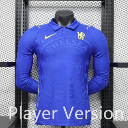Player Version 2026-27 Chelsea Home Blue Long-sleeved  Soccer Jersey AAA