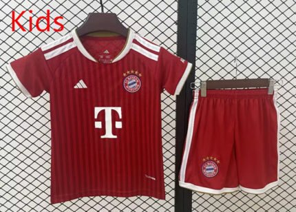 2026-2027  Bayern Home Red kids/youth  Soccer uniform