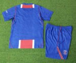 Player version 2026-2027 Paris Home Blue Red Kids Soccer uniform - Image 2