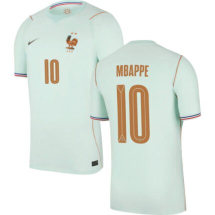 #10 MBAPPE 2026-2027 France Away Light Green Soccer Jersey AAA