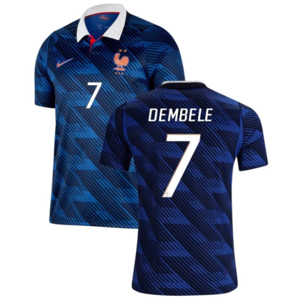 #7 DEMBELE 2026-2027 France Home Blue Soccer Jersey AAA