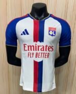Player version 2026-27 Olympique lyonnais Home White Soccer Jersey AAA