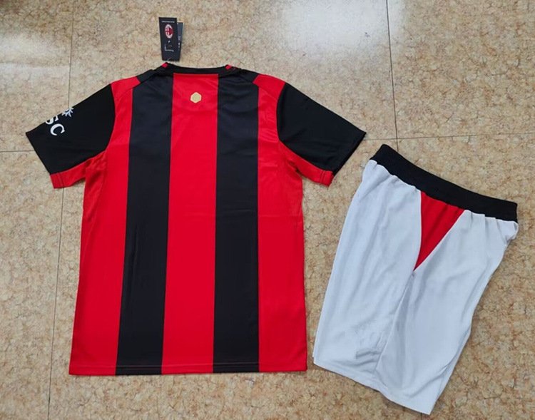 2026-2027 AC Milan Home Black Red Soccer Uniform - Image 2