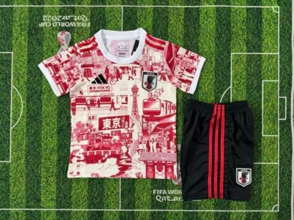 2026-2027 Japan Red White Kids/Youth Soccer Uniform