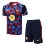 2026-27 Barcelona Blue Red Short Soccer Uniform