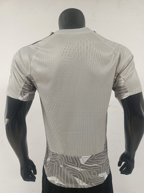 Player version 2026-2027 Arsenal Goalkeeper Light Gray Soccer Jersey AAA - Image 2