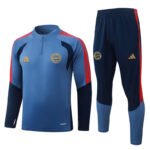 2026-27 Bayern Munich Blue Soccer Tracksuit Uniform