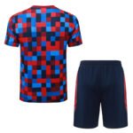 2026-27 Barcelona Blue Red Short Soccer Uniform - Image 4
