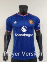 Player Version 26-27 Manchester United Away Blue Soccer Jersey