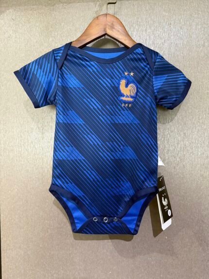 2026-2027 France Home Blue Baby Soccer uniform