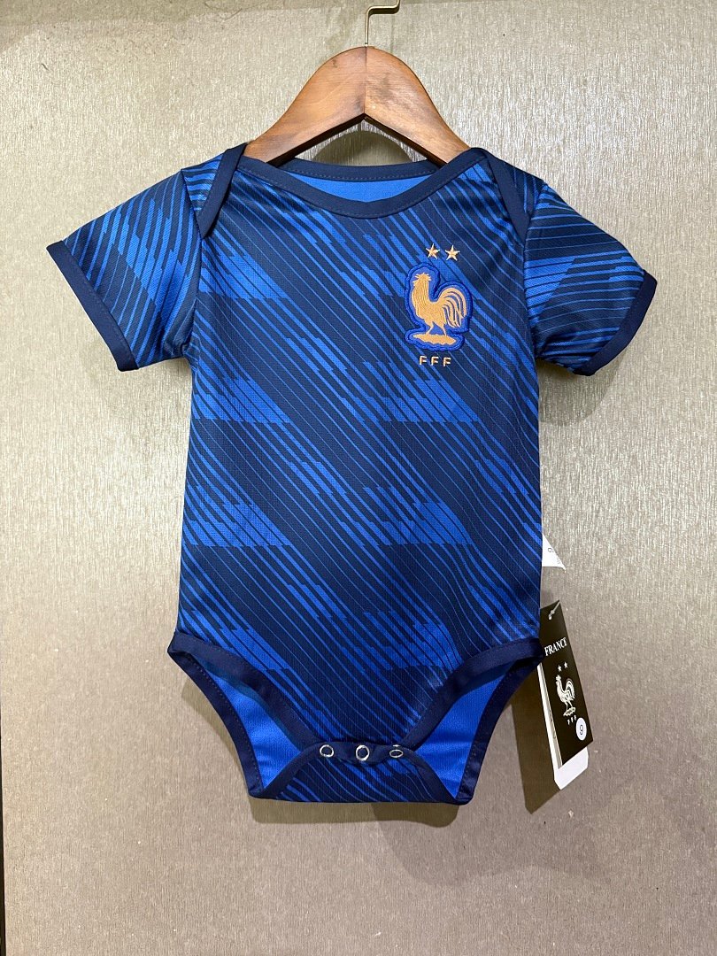 c0c075e0 2026-2027 France Home Blue Baby Soccer uniform - Image 1