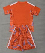 2026-2027 Juventus Goalkeeper Orange kids/youth  Soccer uniform - Image 2
