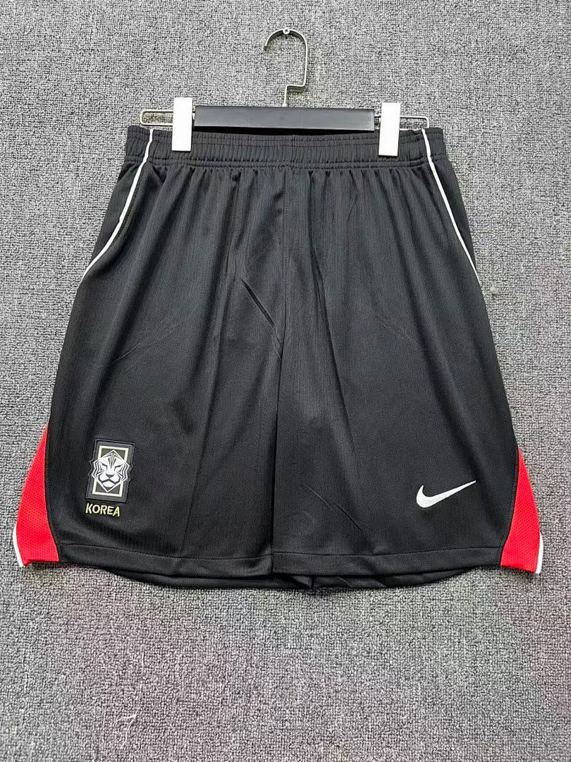 c81656e5 2026-27 Korea Home Black Soccer Shorts - Image 1