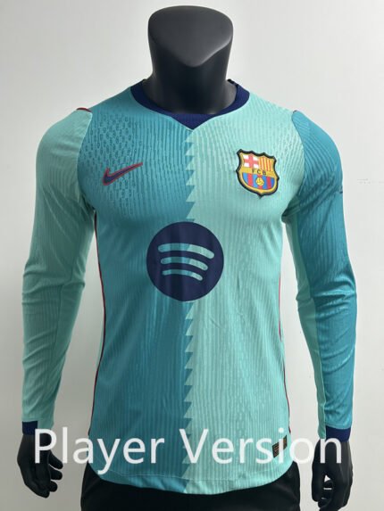 Player Version 26-27 Barcelona 2nd Away Green Thailand LS Soccer Jersey AAA