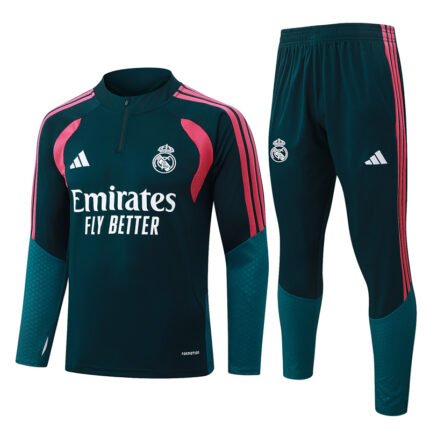 2026-27 Real Madrid Green Soccer Tracksuit Uniform