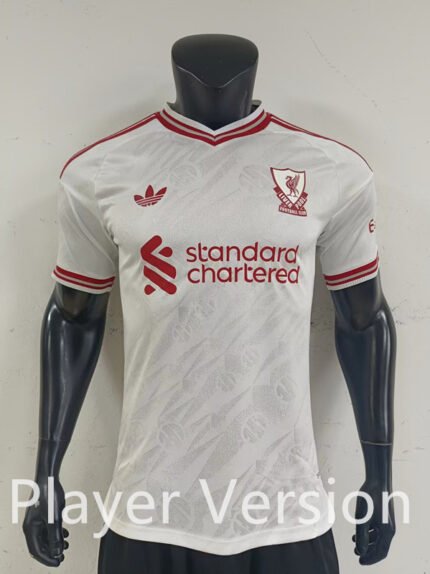 Player Version 2026-27 Liverpool Away White  Soccer Jersey AAA