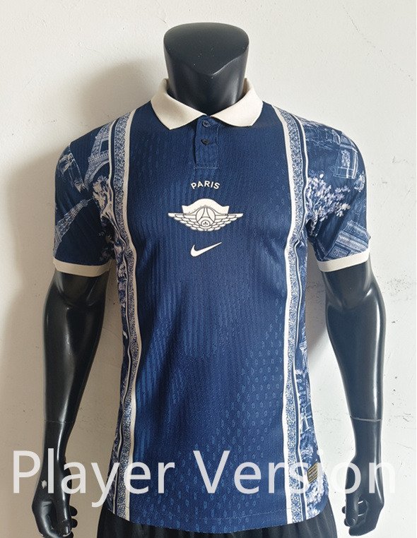 Player Version 26-27 Paris Blue Thailand Soccer Jersey AAA