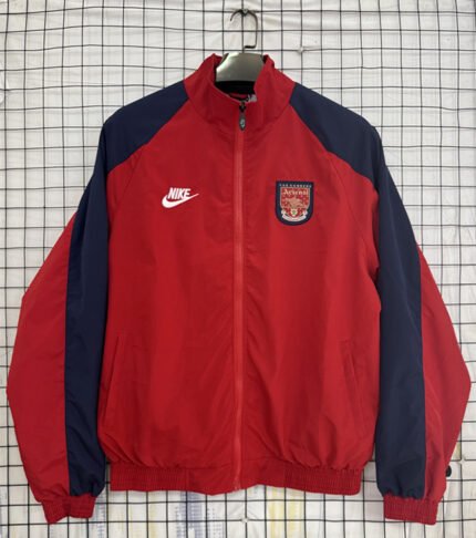 96-97 Retro version Arsenal Red Windbreaker  Soccer Jacket