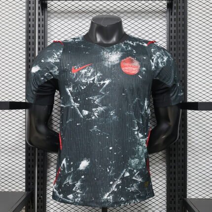 Player version 2026-2027 Canada Away Black Soccer Jersey AAA