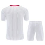 2026-27 Retro version Manchester United White  Red Soccer Uniform - Image 2