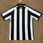 (S-4XL) 26-27 Sanos Away Black White Soccer Jersey AAA - Image 2