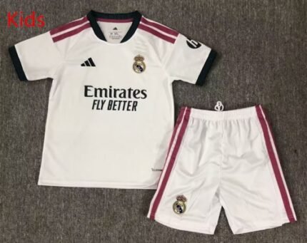 2026-27 Real Madrid Home  White kids/youth Soccer uniform