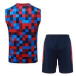 2026-27 Barcelona Blue Red Vest Soccer Uniform - Image 4