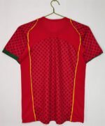 Retro Version 2004 Portugal Home Red Soccer Jersey AAA - Image 2