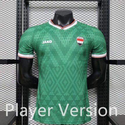 Player version 2026-2027 Iraq Home Green Soccer Jersey AAA