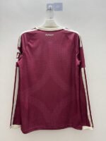 2026-2027 Real Madrid 2nd Away Red Long sleeves Soccer Jersey AAA - Image 2
