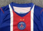26-27 2 star version Paris Home Blue Kids/Youth Soccer Uniform - Image 3