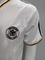Retro version 1986 Germany Home White Soccer Jersey AAA - Image 4