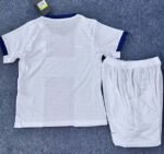 Player version 2026-2027 Paris Away White Red Kids Soccer uniform - Image 2