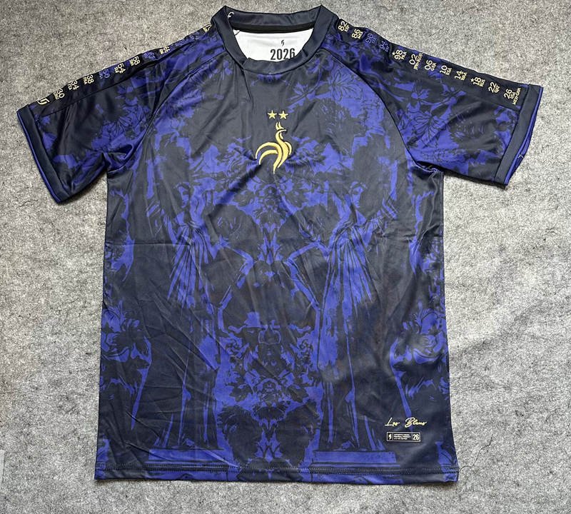 psc (1) 2026-2027 France Purple Black Soccer Jersey AAA - Image 1