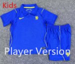 Player version 2026-2027 Chelsea Home Blue Kids Soccer uniform