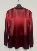 2014 Retro Version Portugal Home Red  Long Sleeve  Jersey AAA - Image 2