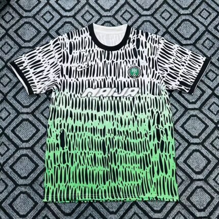 2026-27 Nigeria White Green Soccer Jersey AAA