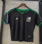 2026-27 Mexico 2nd Away Black Women Short Soccer Jersey AAA