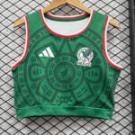 2026-27 Mexico Home Green Women Vest Soccer Jersey AAA